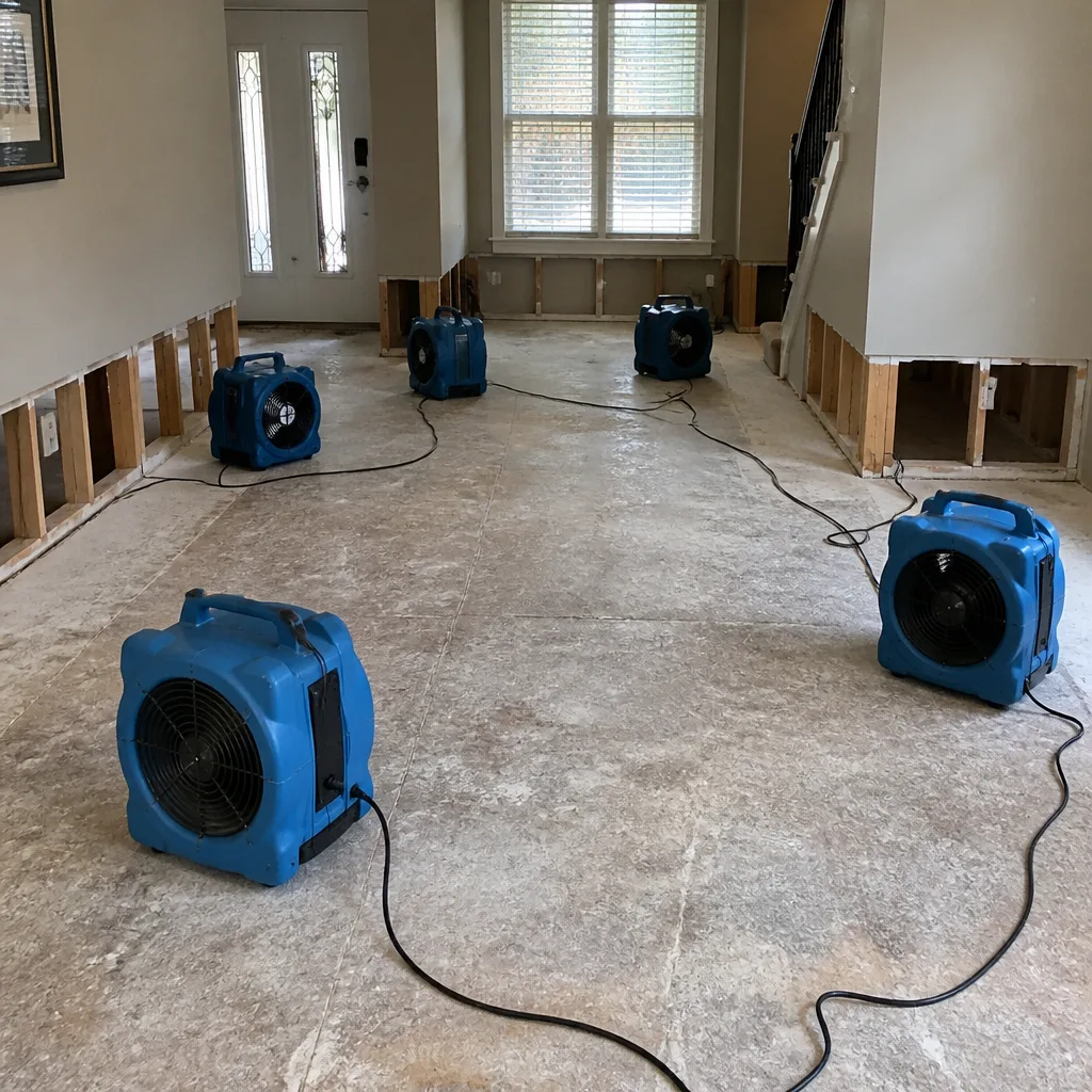 Water damage drying